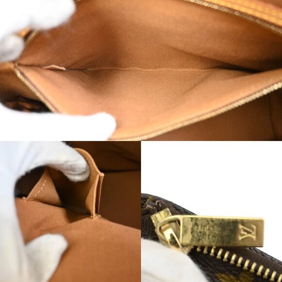 LOUIS VUITTON Cabas Mezzo Shoulder Bag Monogram Leather Brown M51151 10EF272 - Picture 9 of 15